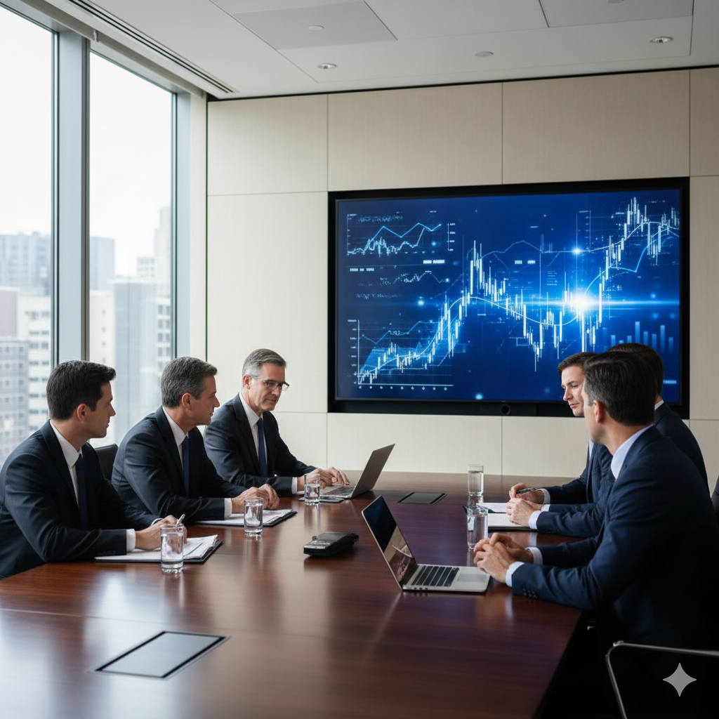 Institutional strategy boardroom